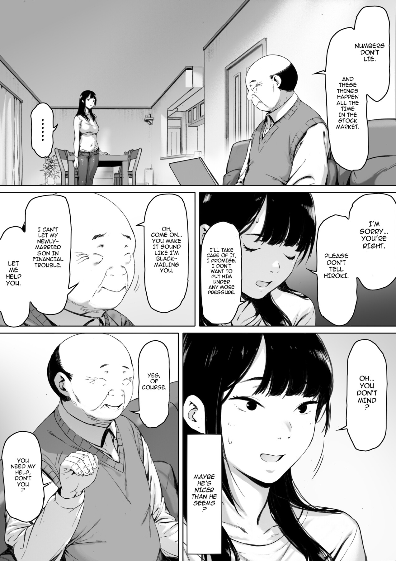 Hentai Manga Comic-Now Living with my father-in-law, I was supposed to have a happy newlywed life-Read-15